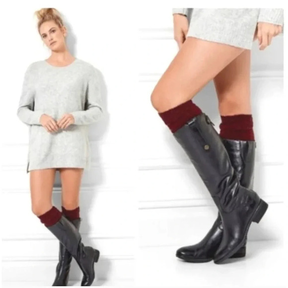 NEW Sam Edelman Penny Riding Boots Blue and Green RARE‎ - Picture 7 of 9